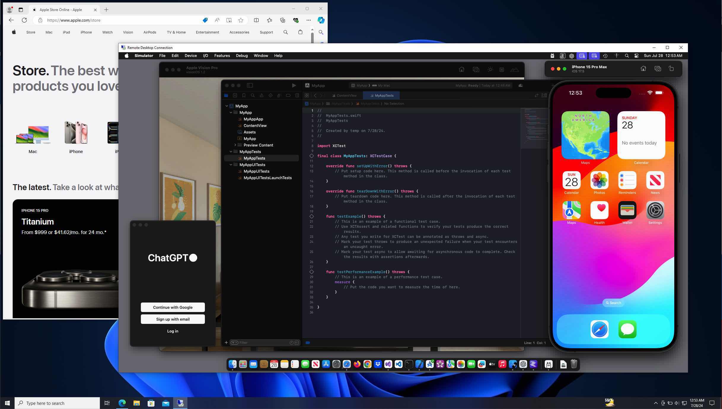 macOS Sunucu Arayüzü
